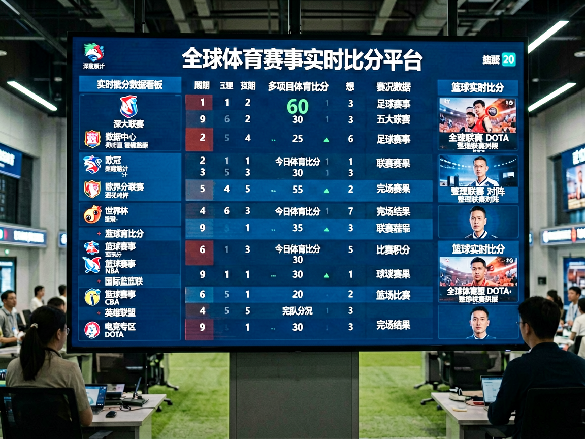 实时比分数据看板